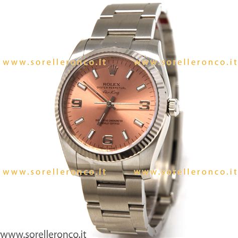 rolex air king ghiera zigrinata|rolex air king price.